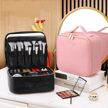 Portable Waterproof LED Makeup Organizer